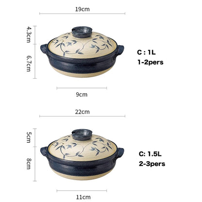 Donabe Banko-yaki motif Karakusa