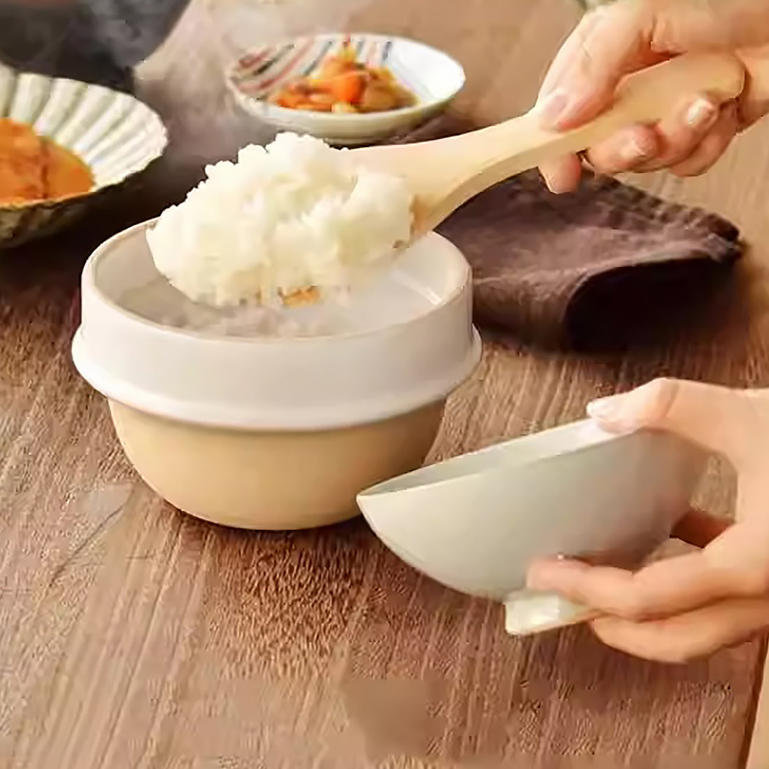 Petit donabe Mashiko à double couvercle