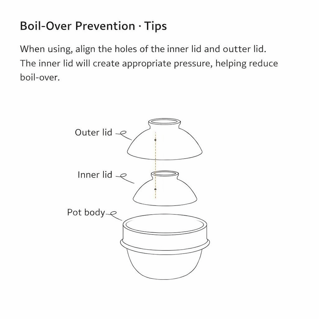 Petit donabe Mashiko à double couvercle