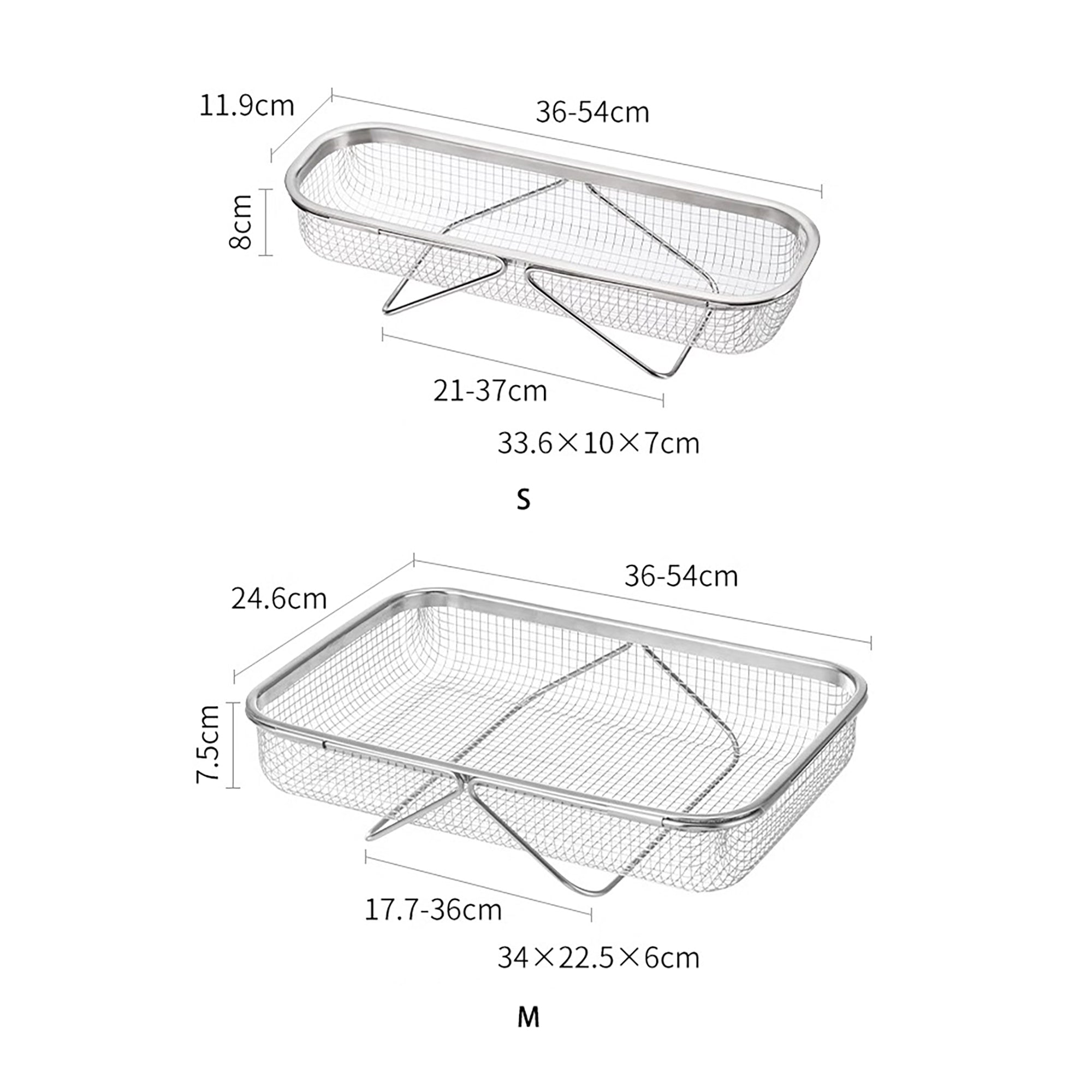 Égouttoir extensible en inox Shimoyama