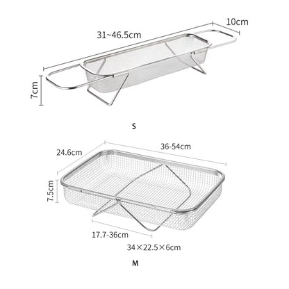 Égouttoir extensible en inox Shimoyama