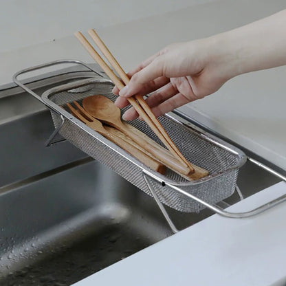 Égouttoir extensible en inox Shimoyama