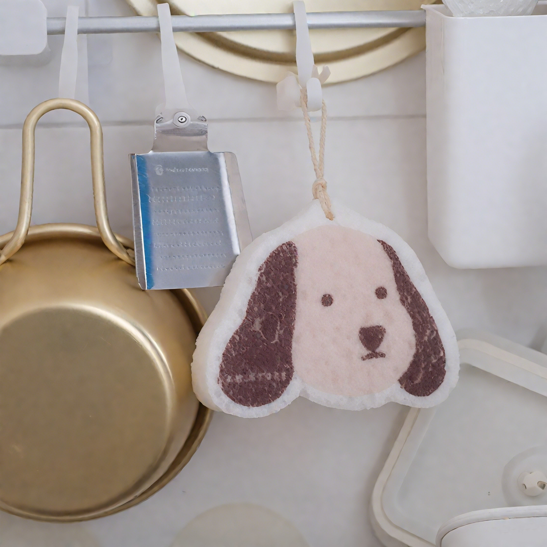 Éponge de cuisine en pâte de bois avec design AKISTORE