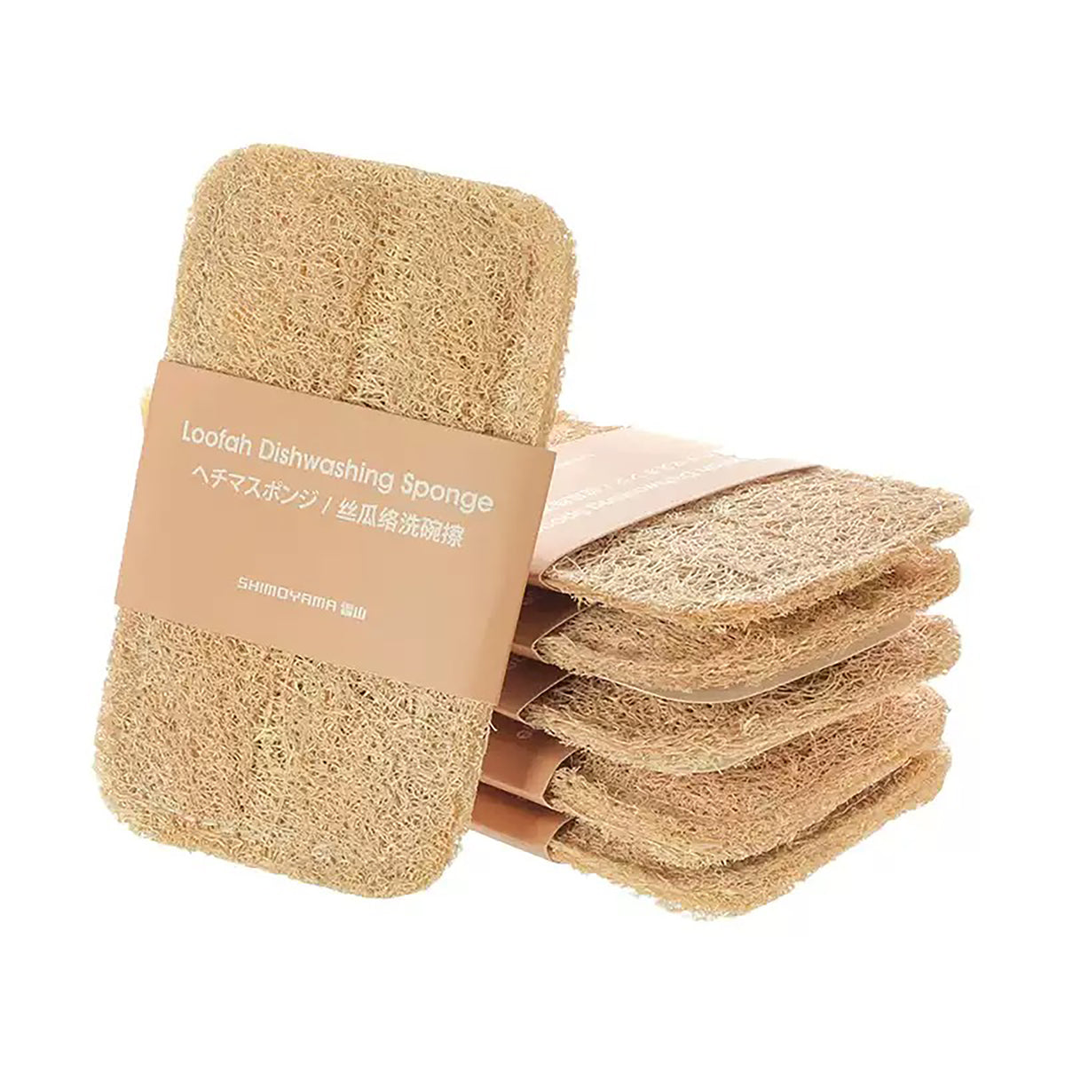 Éponge vaisselle en luffa naturel Shimoyama 