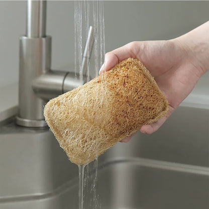 Éponge vaisselle en luffa naturel Shimoyama 
