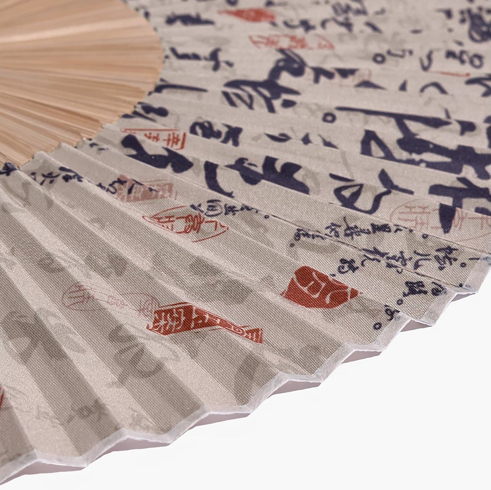 Éventail pliant Calligraphie chinoise