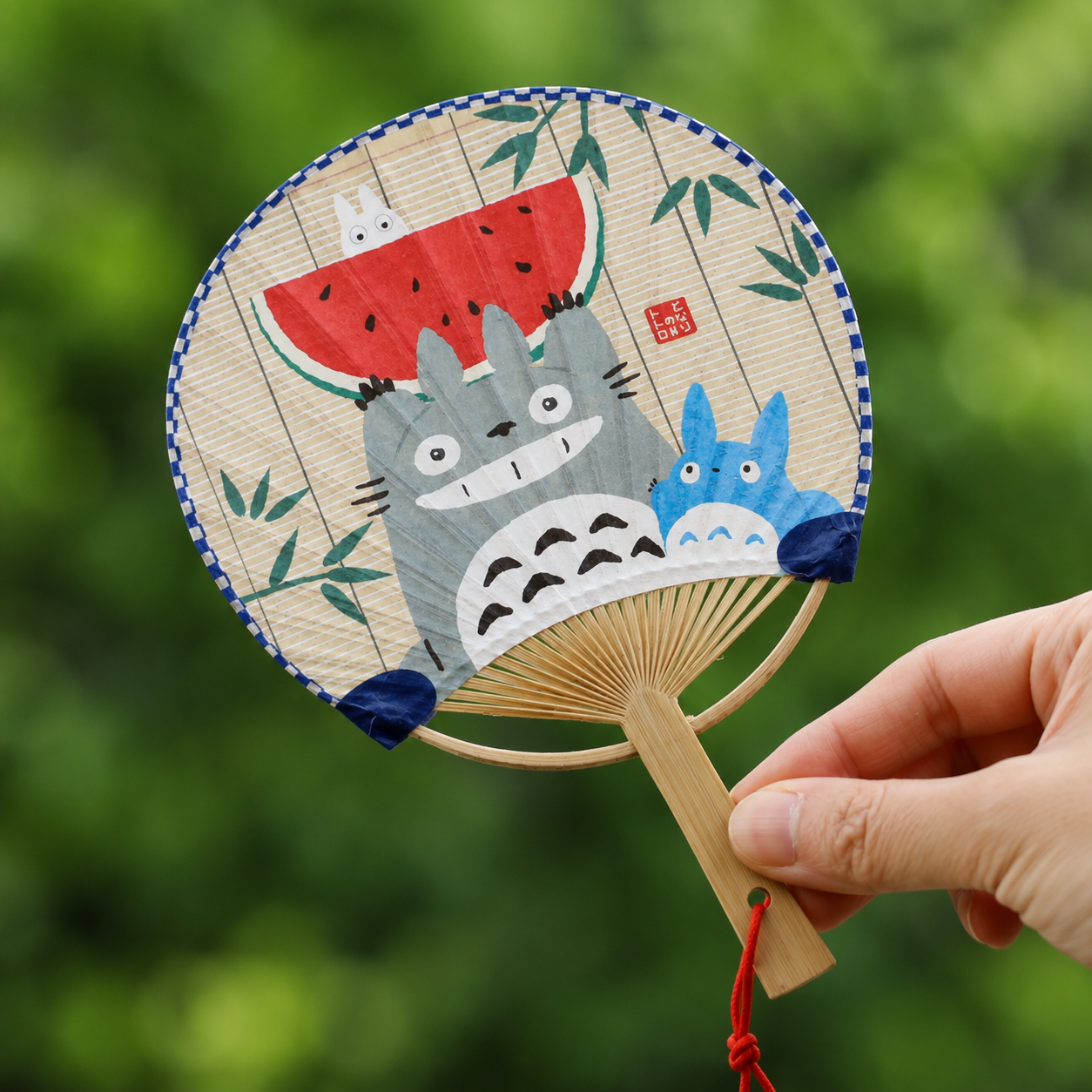 Mini éventail japonais uchiwa