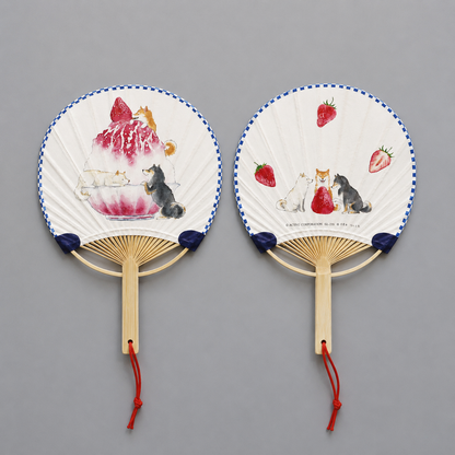 Mini éventail japonais uchiwa