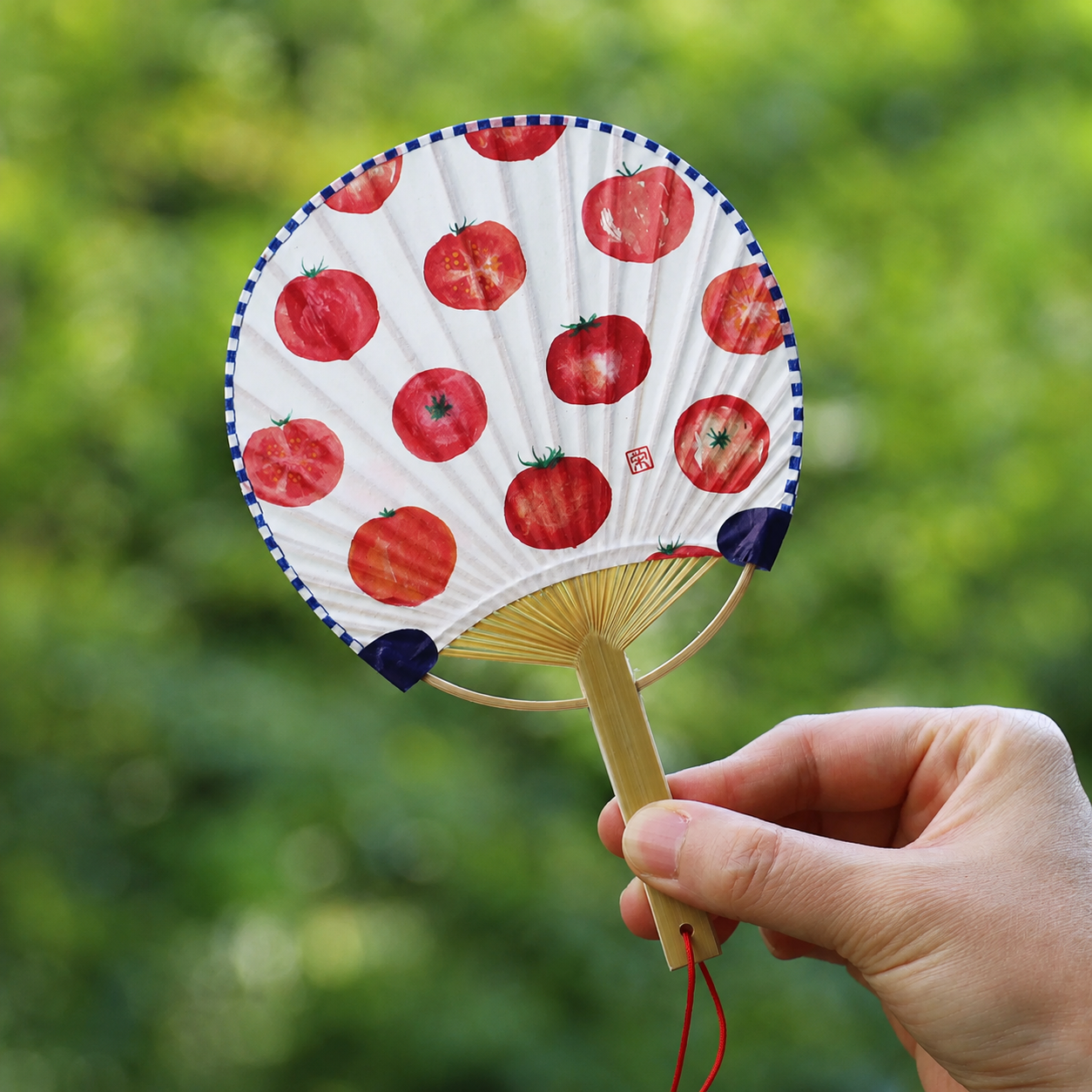 Mini éventail japonais uchiwa