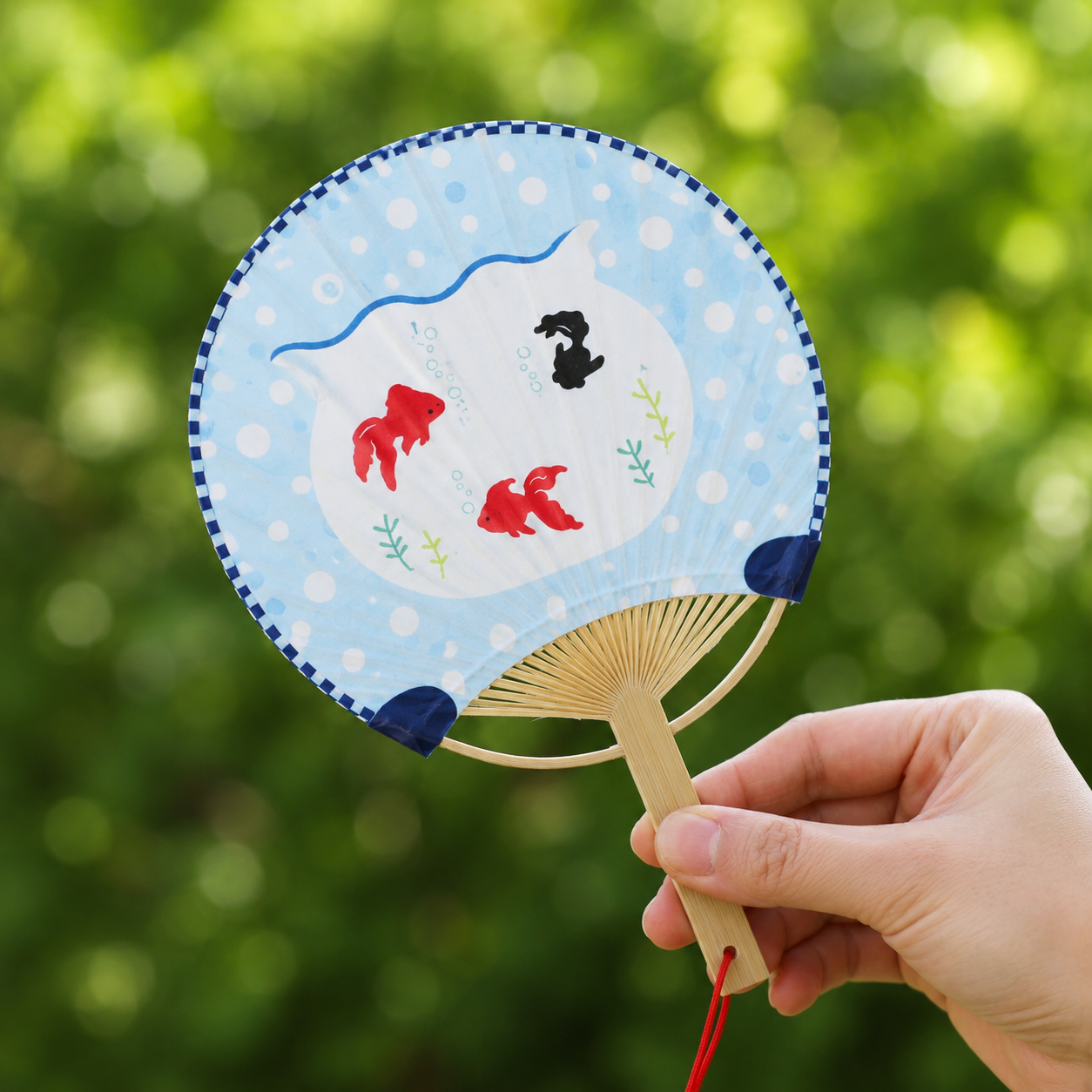 Mini éventail japonais uchiwa