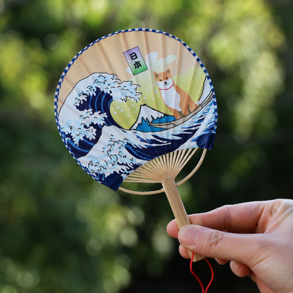 Mini éventail japonais uchiwa