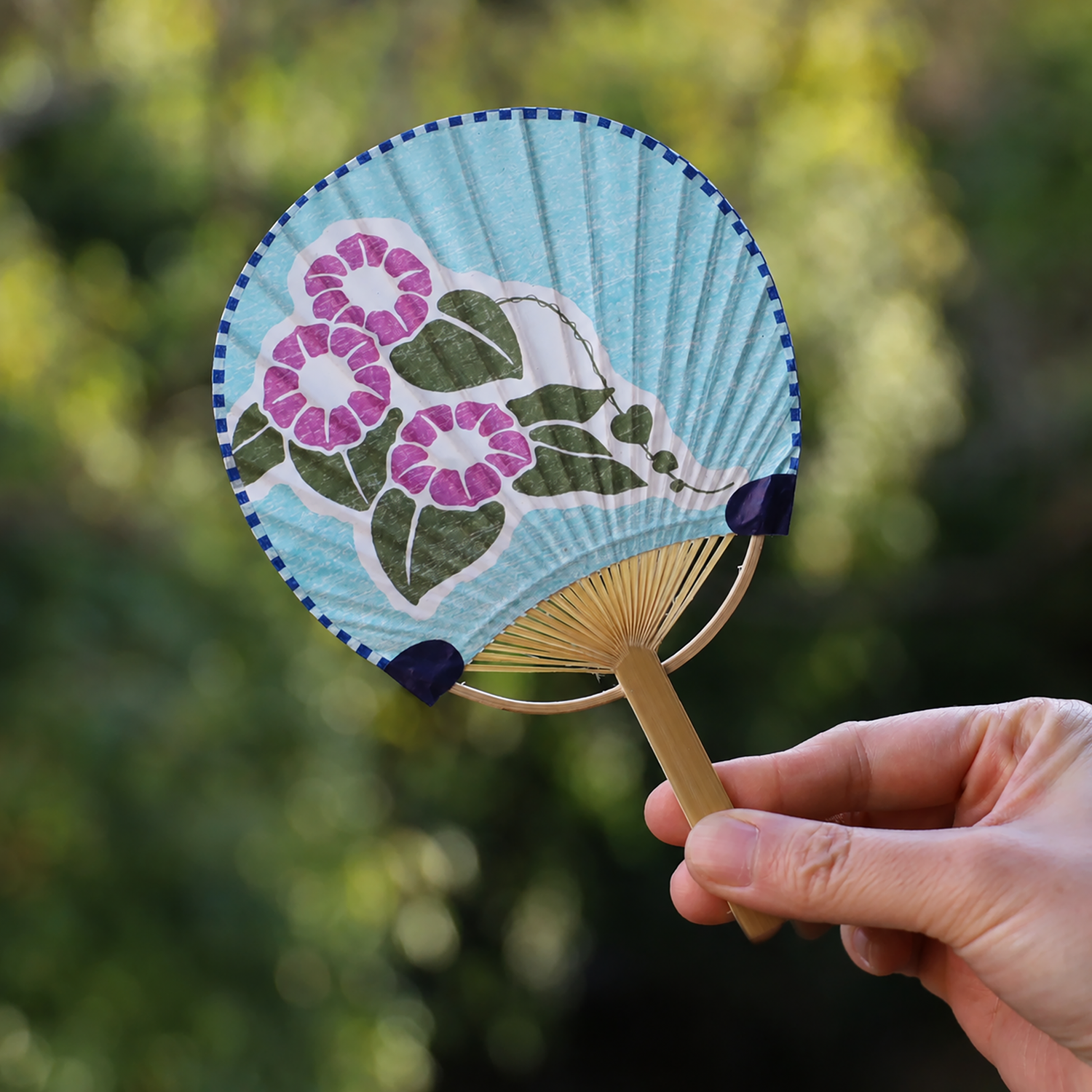 Mini éventail japonais uchiwa