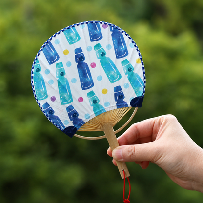 Mini éventail japonais uchiwa