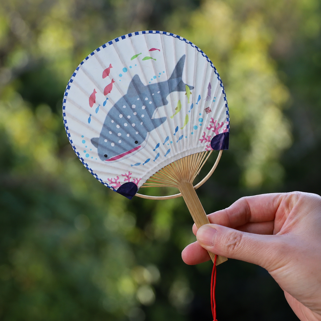 Mini éventail japonais uchiwa