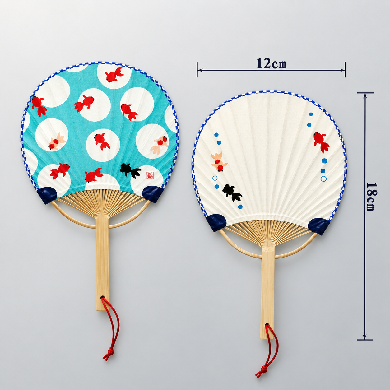 Mini éventail japonais uchiwa