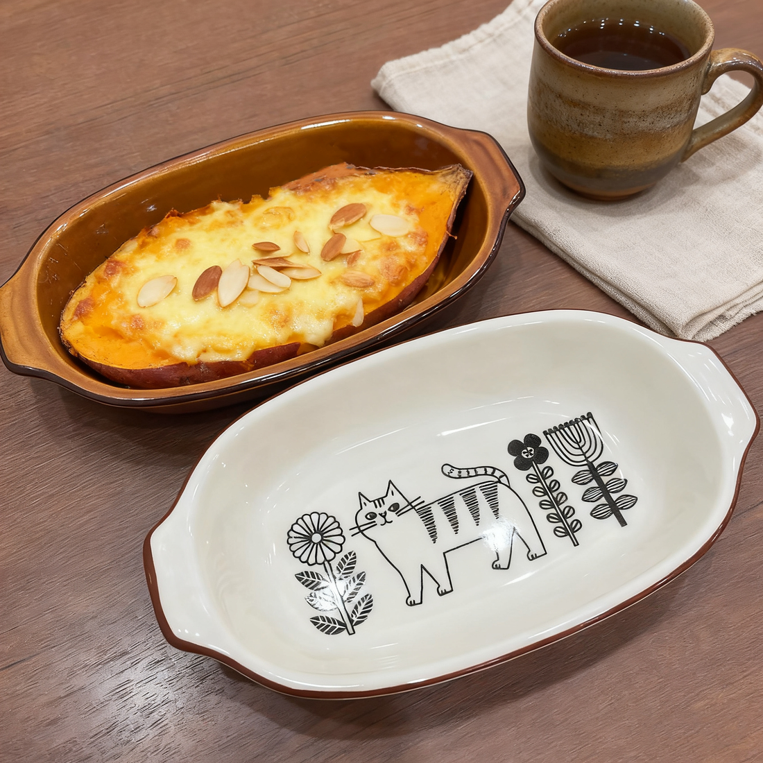 Plat à gratin en céramique Banko