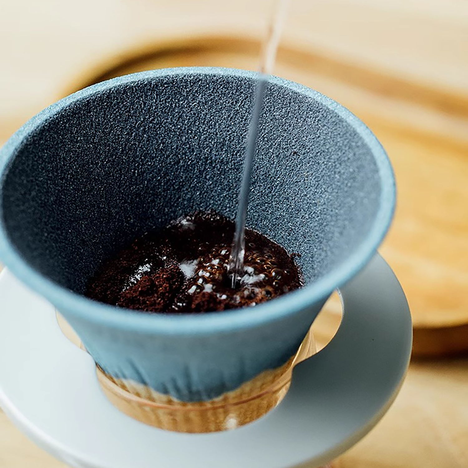 Filtre à café en céramique Arita-yaki « Mont Fuji »