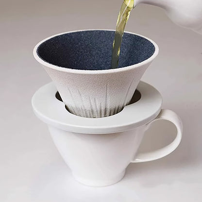 Filtre à café en céramique Arita-yaki « Mont Fuji »