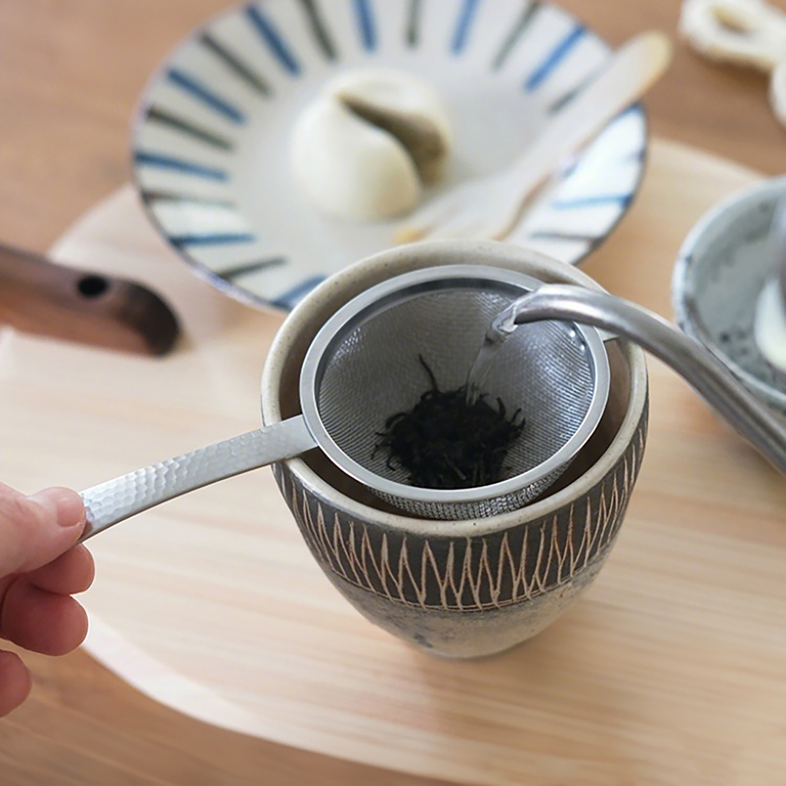 Filtre à thé en inox double couche Shimoyama