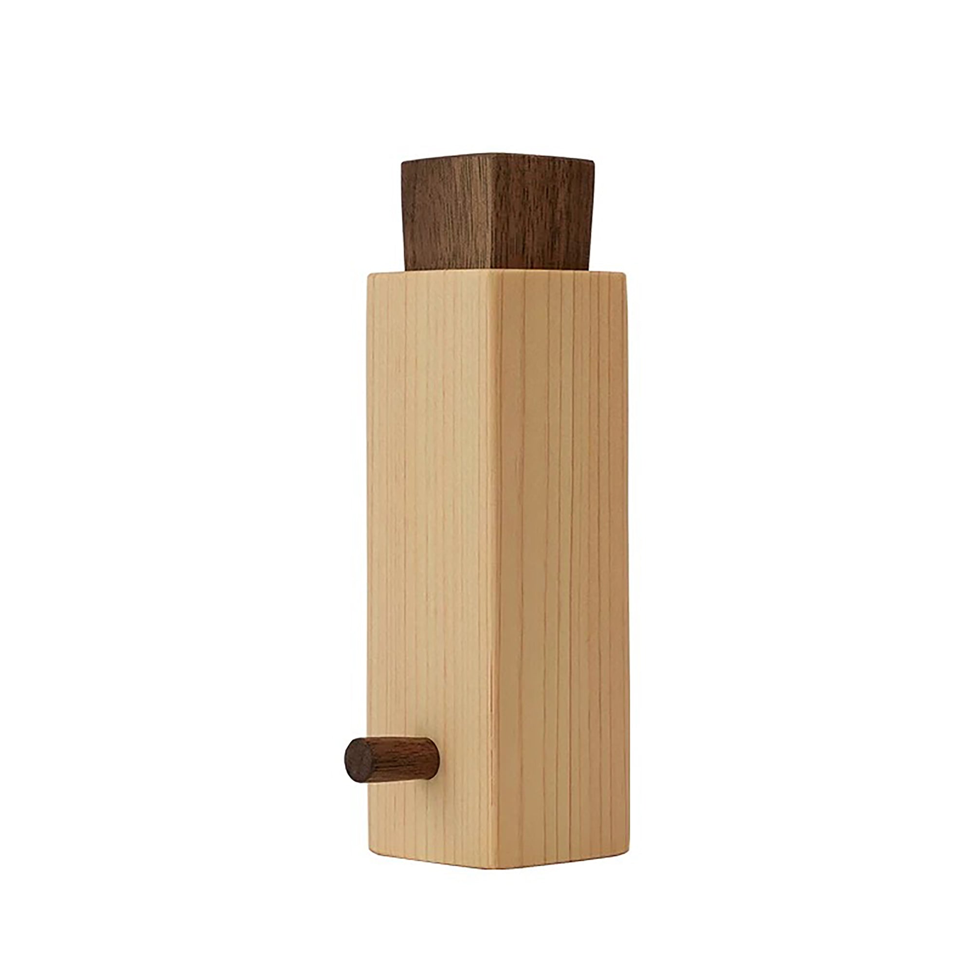 Flacon à épices en bois Hinoki massif 