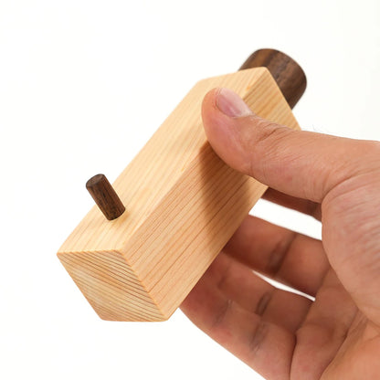 Flacon à épices en bois Hinoki massif 