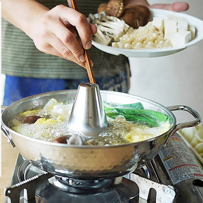 Fondue japonaise en acier inoxydable Yoshikawa