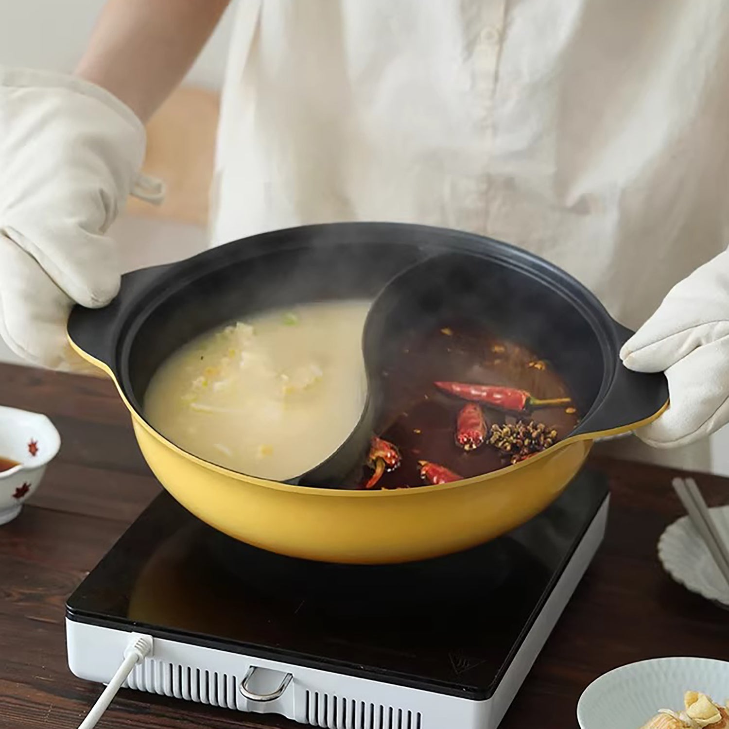 Fondue Shimoyama à double compartiment