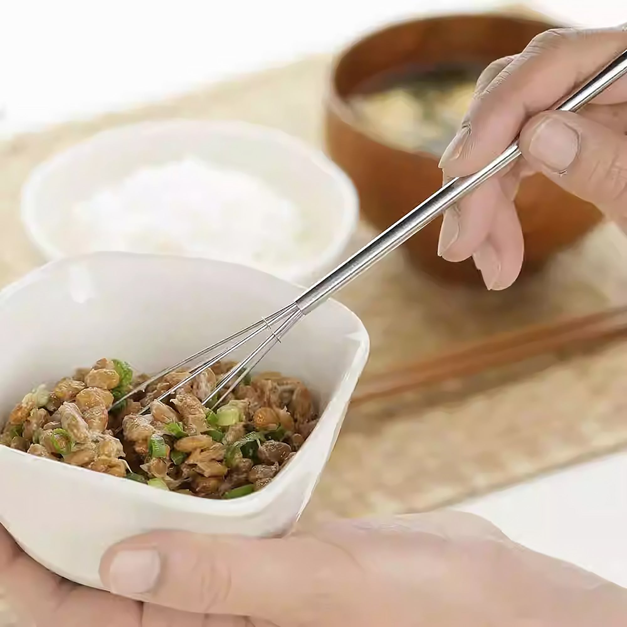 Mini fouet en acier inoxydable Shimomura