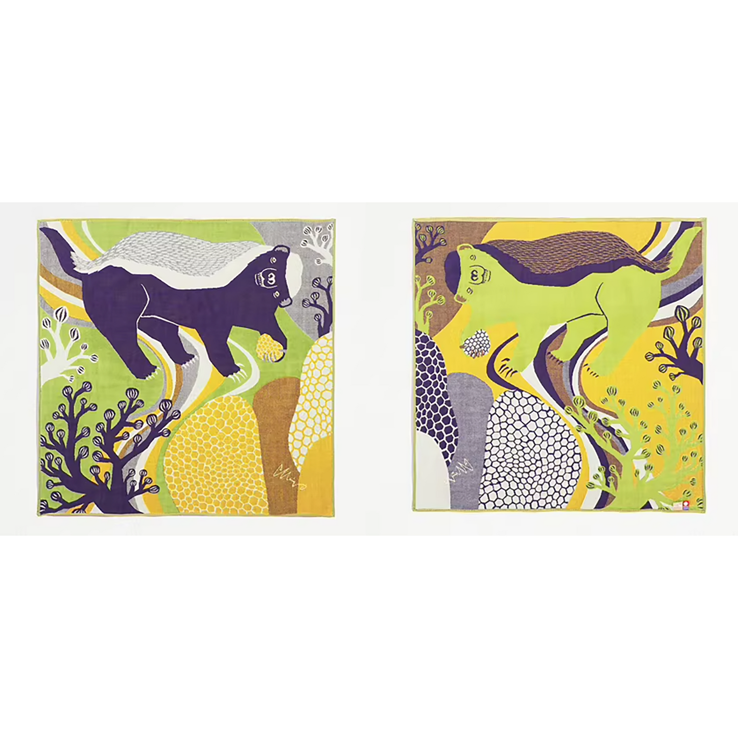 Furoshiki artistique en cotton Morita MiW multifonction