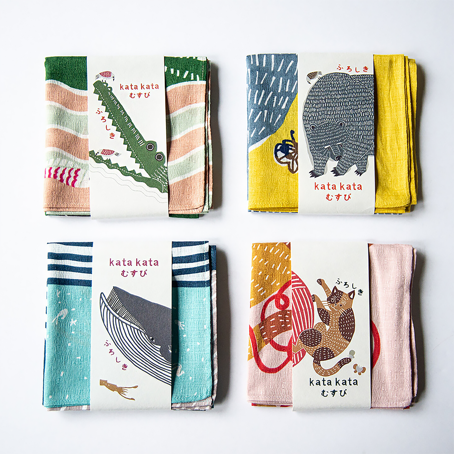 Furoshiki japonais avec Design kata kata