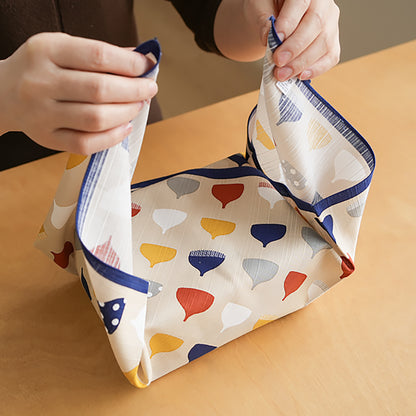 Furoshiki japonais en coton avec Motifs traditionnels Hamamonyo