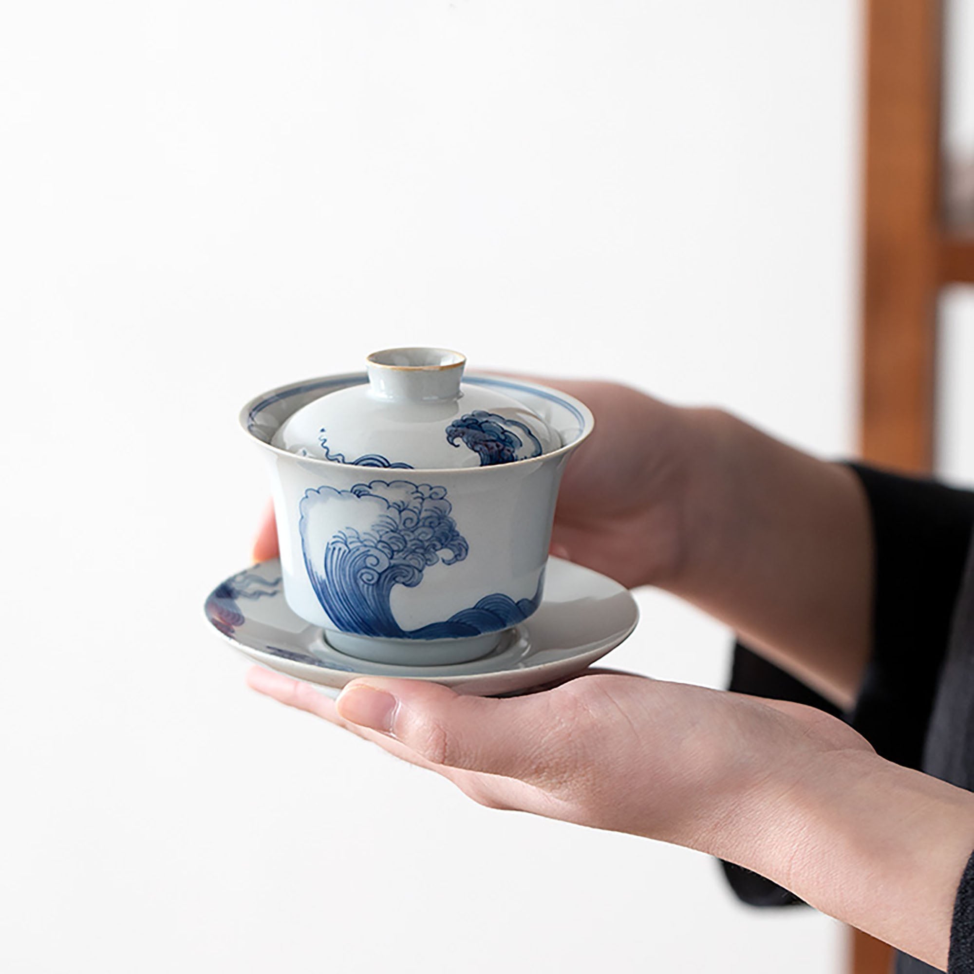 Gaiwan en céramique Série Écoute de la mer