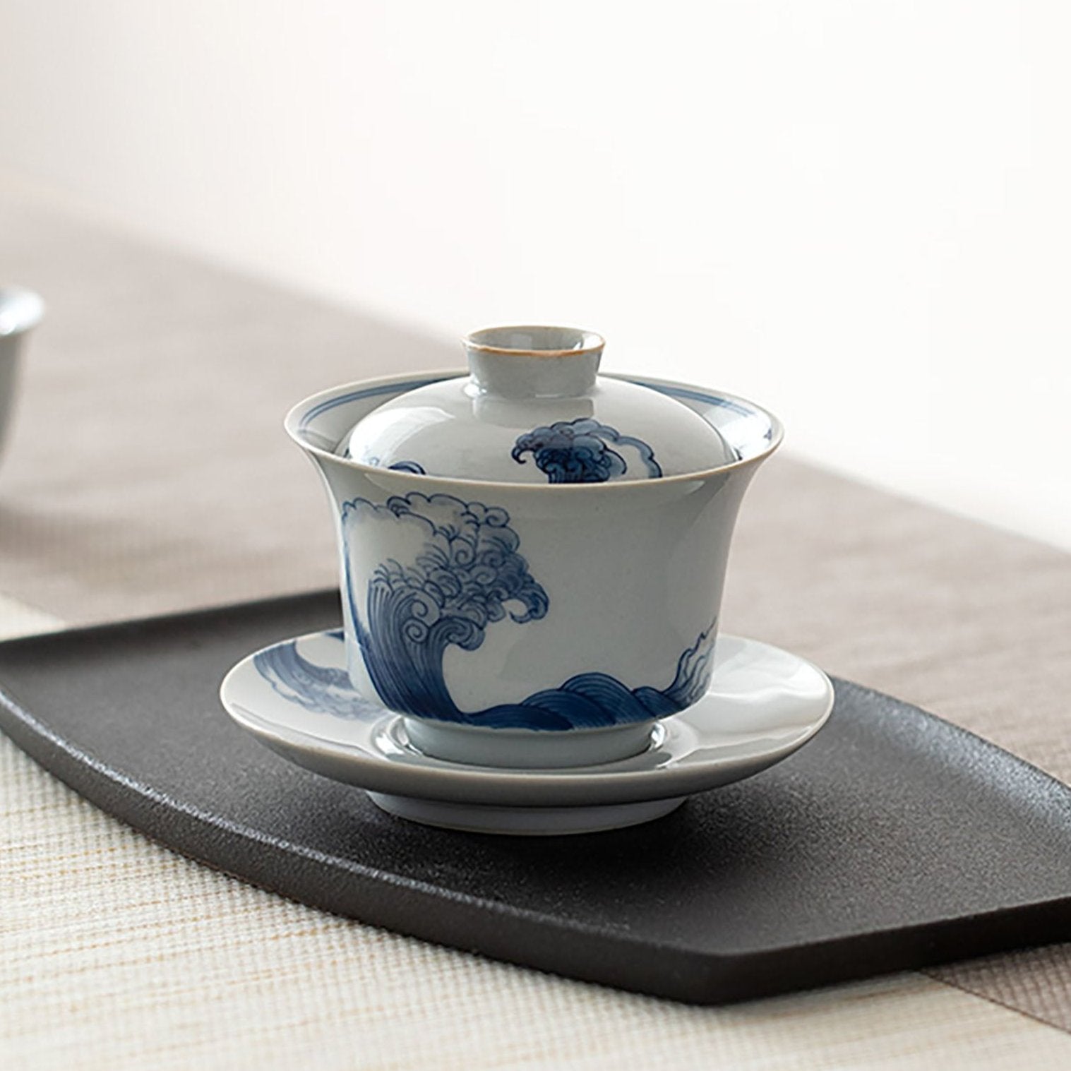 Gaiwan en céramique Série Écoute de la mer