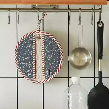 Manique ronde multifonction en coton teint à la main du Japon
