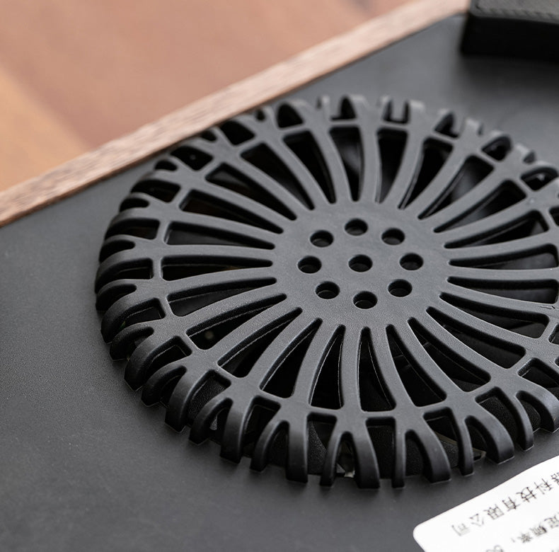 Réchaud électrique en noyer