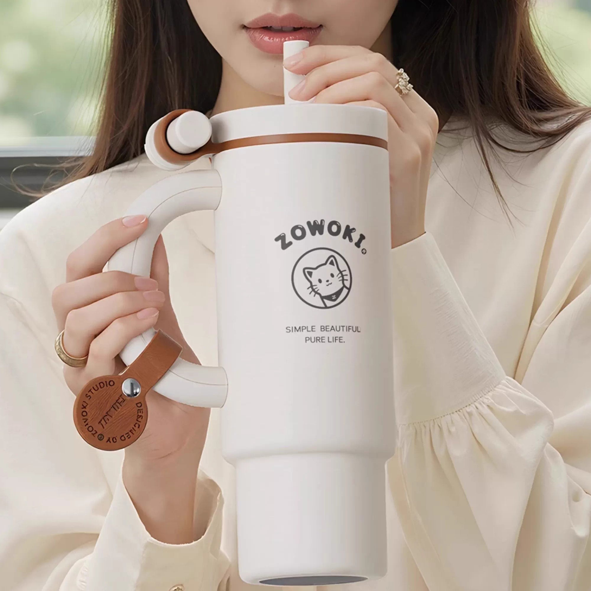 Gobelet isotherme 1050ml en acier inoxydable