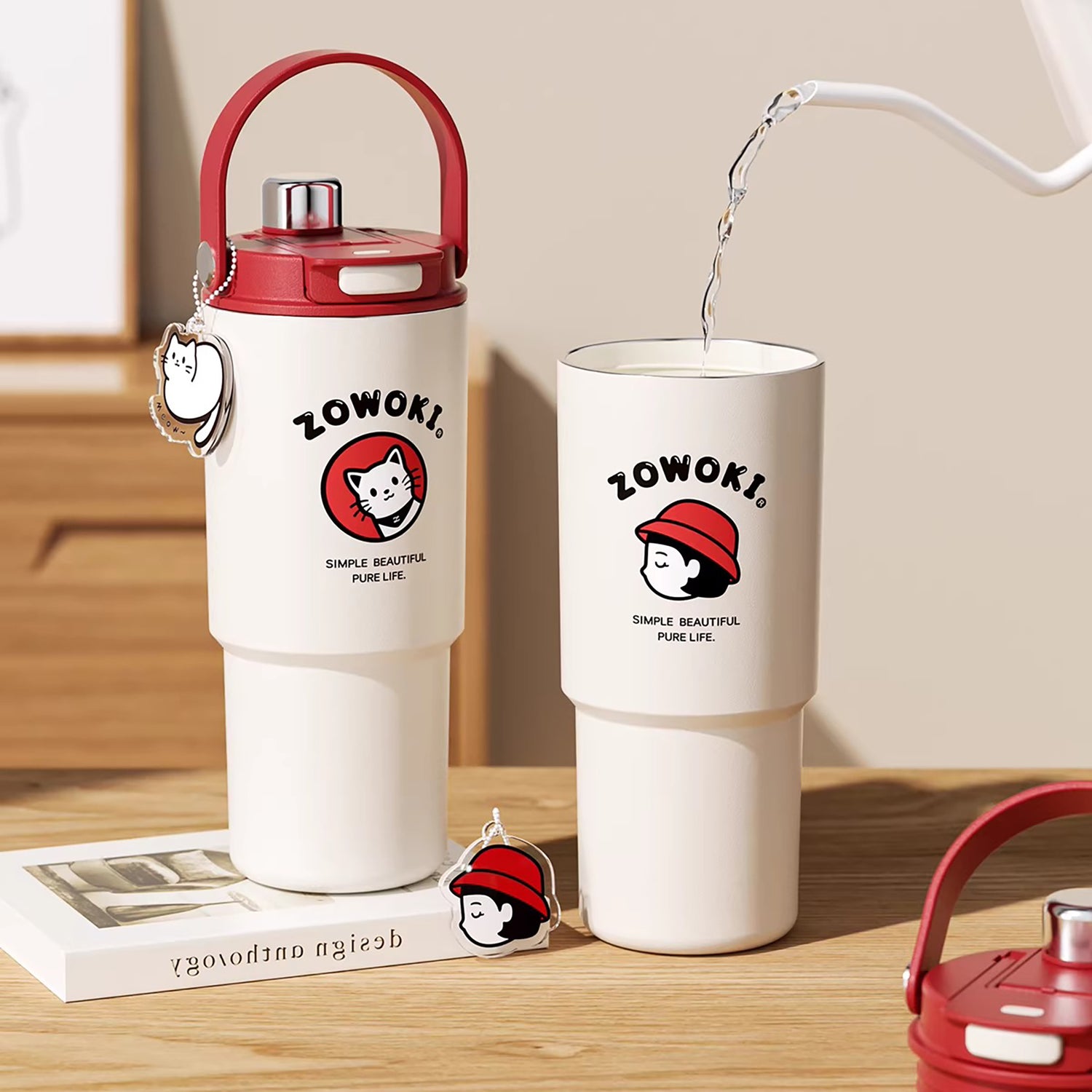 Gobelet isotherme 900ml avec revêtement céramique