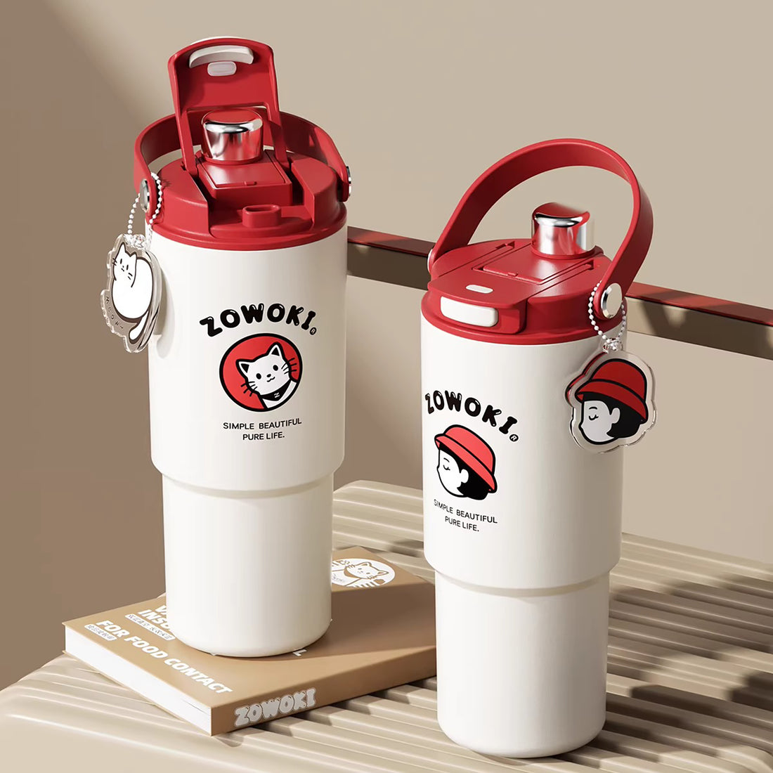 Gobelet isotherme 900ml avec revêtement céramique