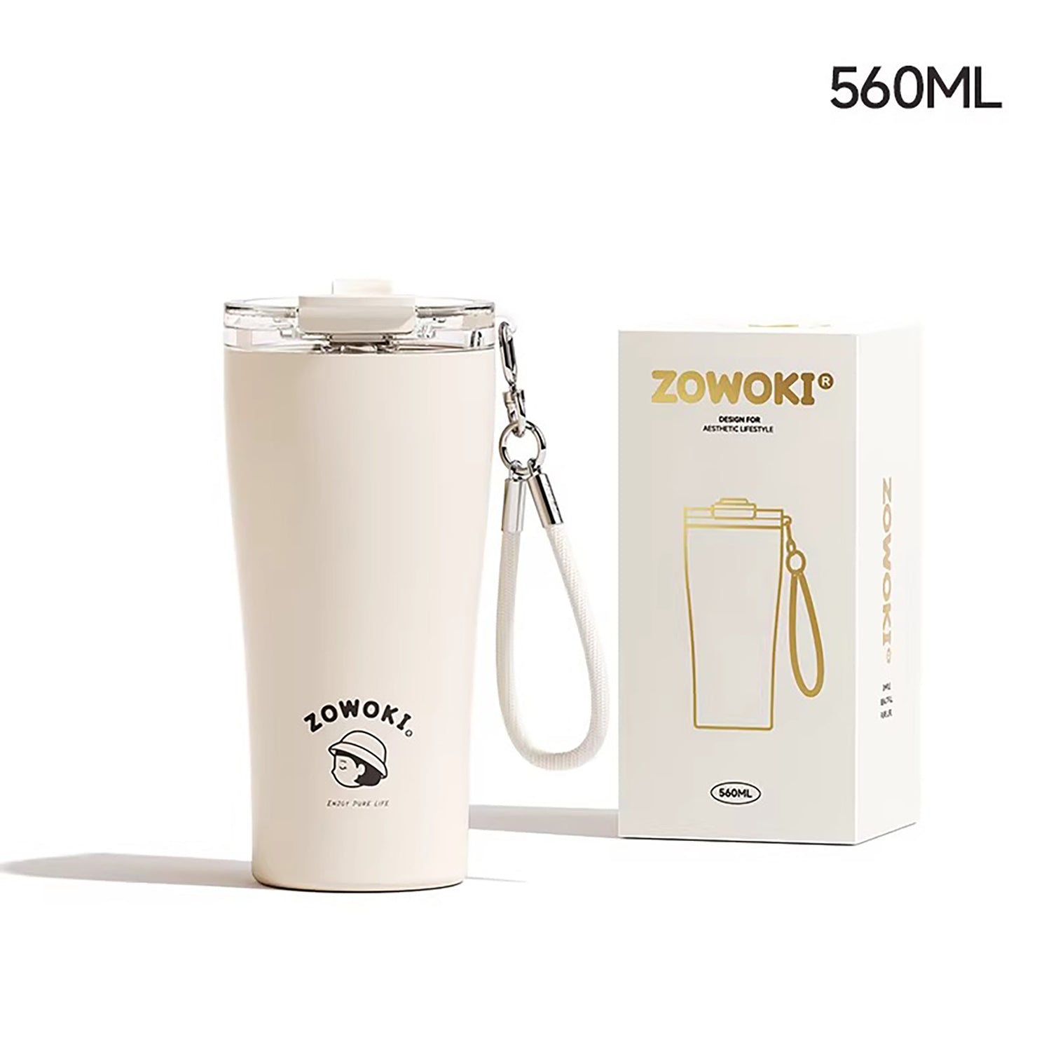 Goblet isotherme 560ml en acier inoxydable 316,