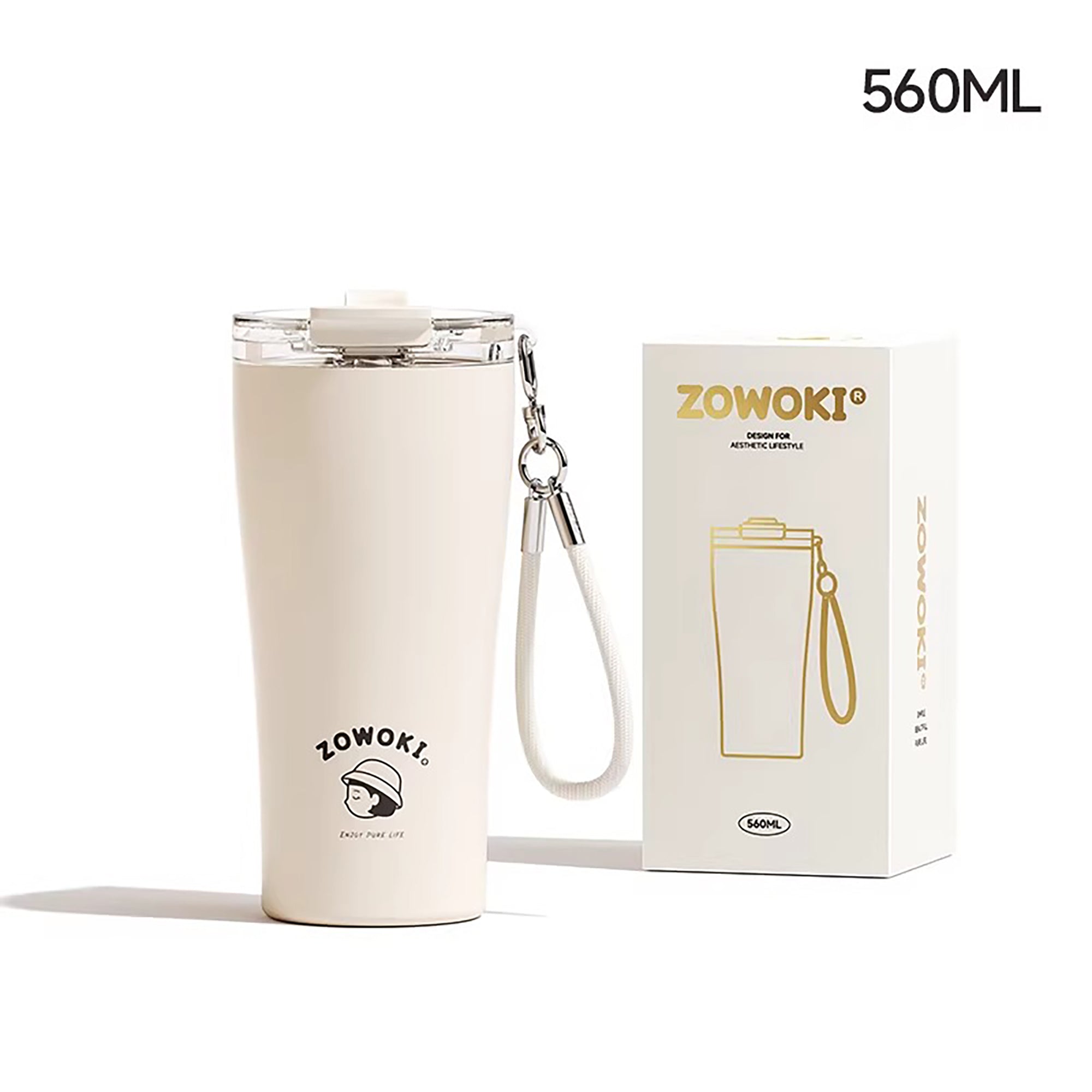 Goblet isotherme 560ml en acier inoxydable 316,