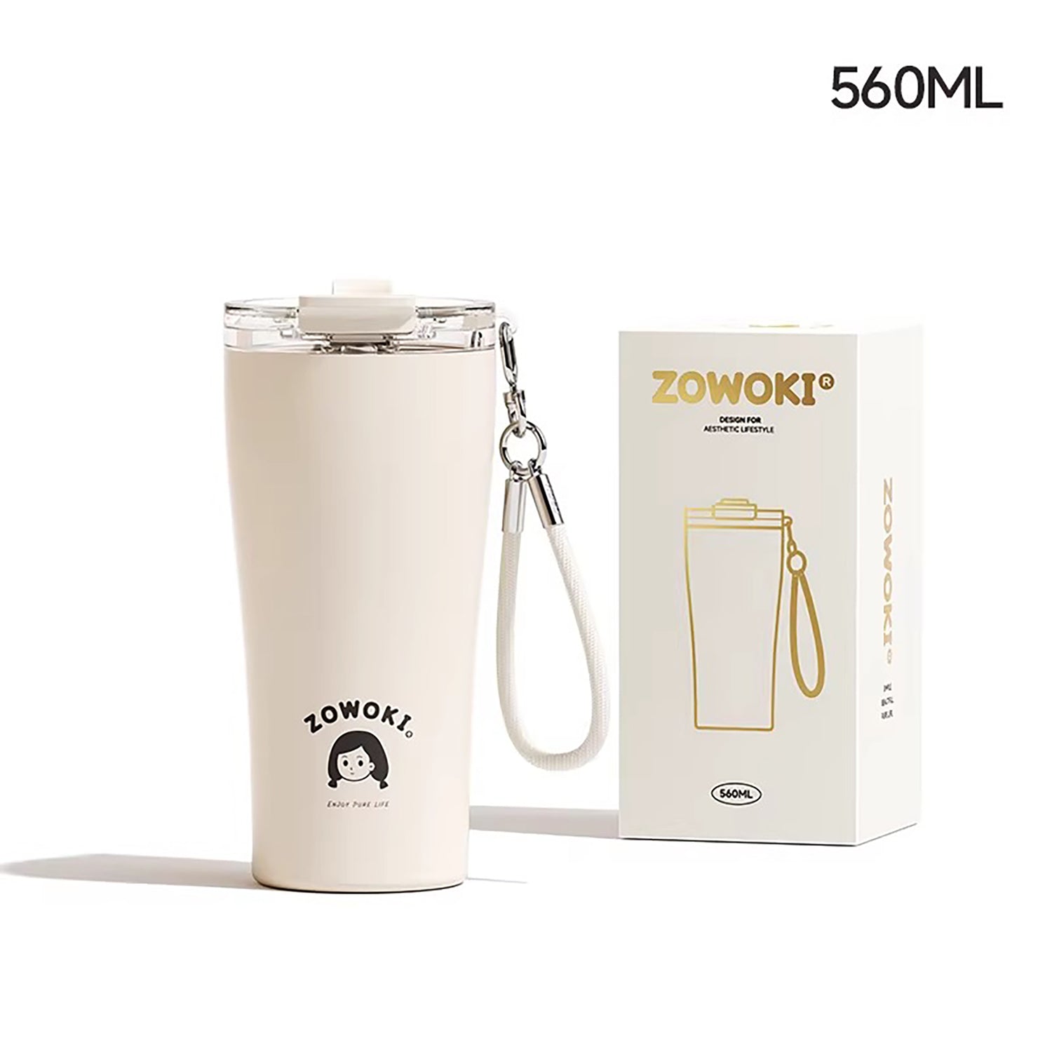 Goblet isotherme 560ml en acier inoxydable 316,