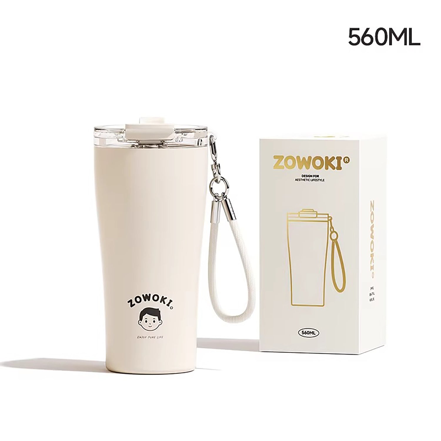 Goblet isotherme 560ml en acier inoxydable 316,