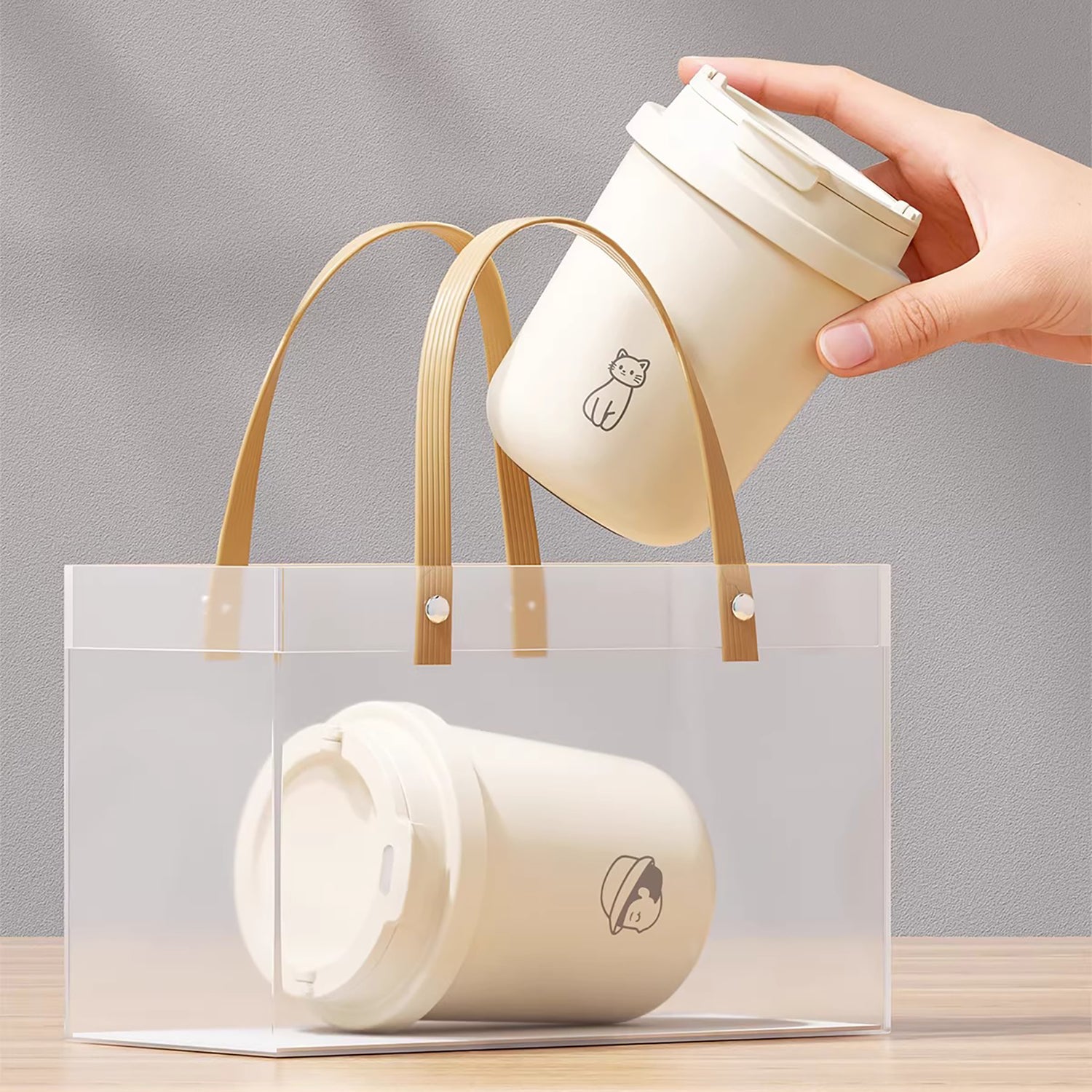 Gobelet isotherme en acier inoxydable 316 double paroi