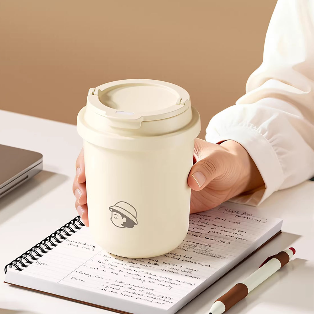 Gobelet isotherme en acier inoxydable 316 double paroi