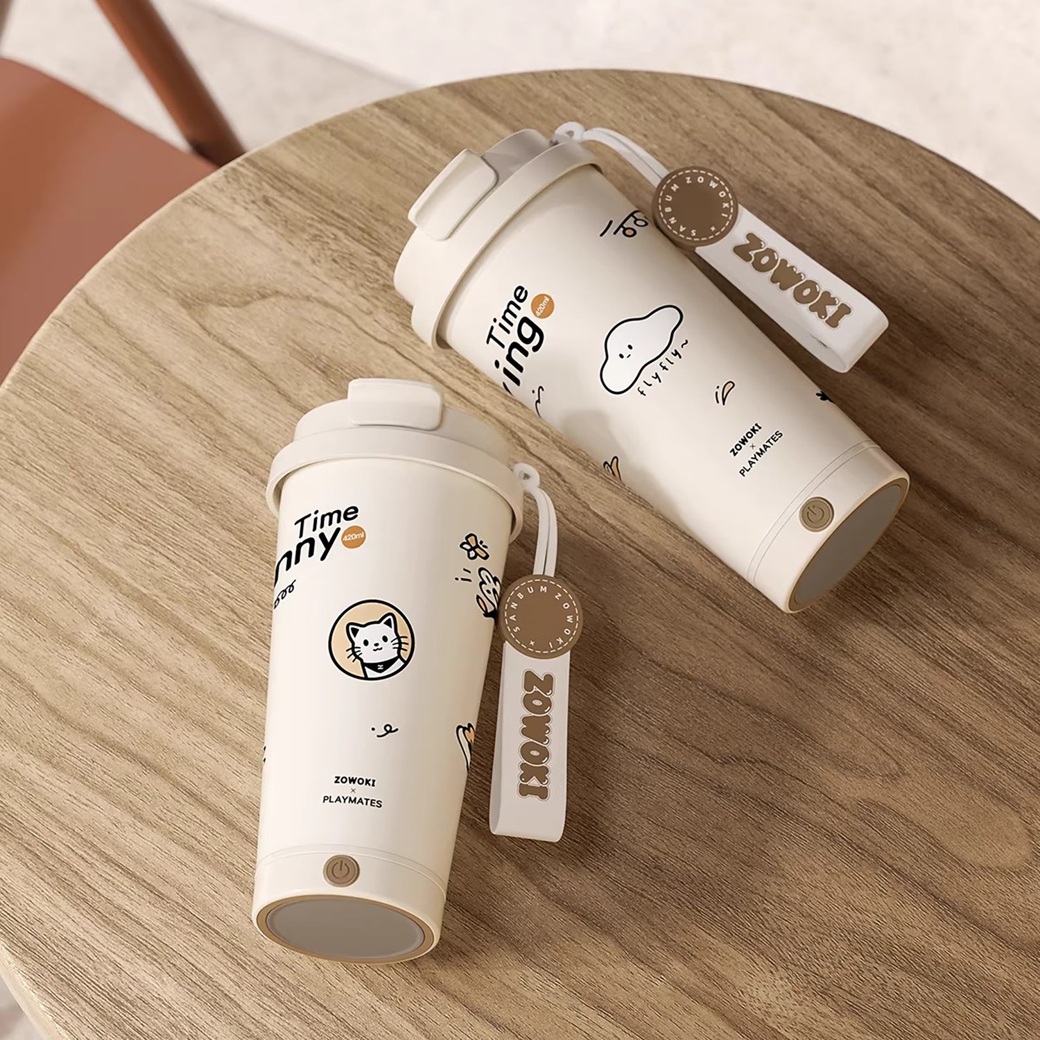 Gobelet  isotherm à mélange automatique avec revêtement céramique