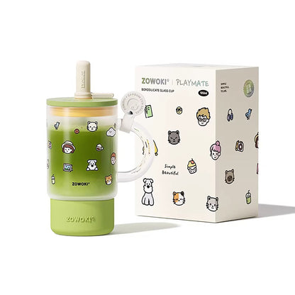 Gobelet ZOWOKI en verre avec paille