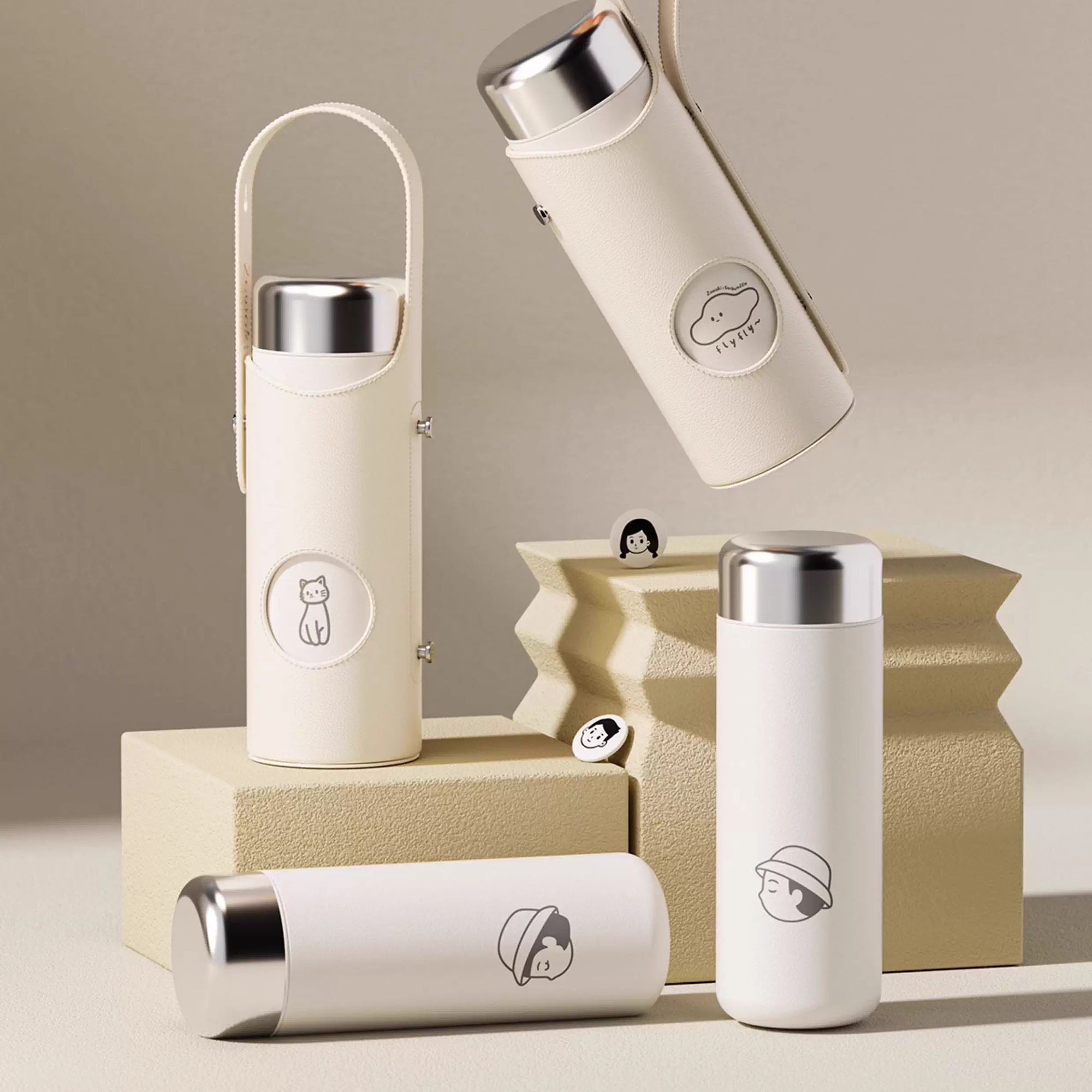 Bouteille isotherme avec filtre à thé