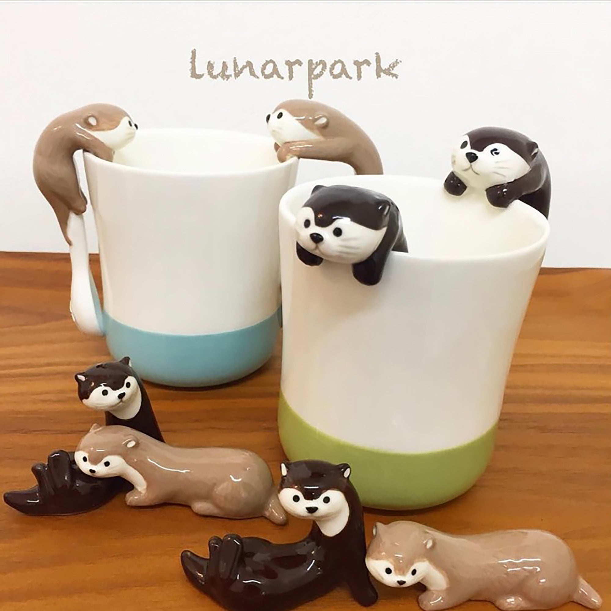 Mug en céramique avec anse loutre