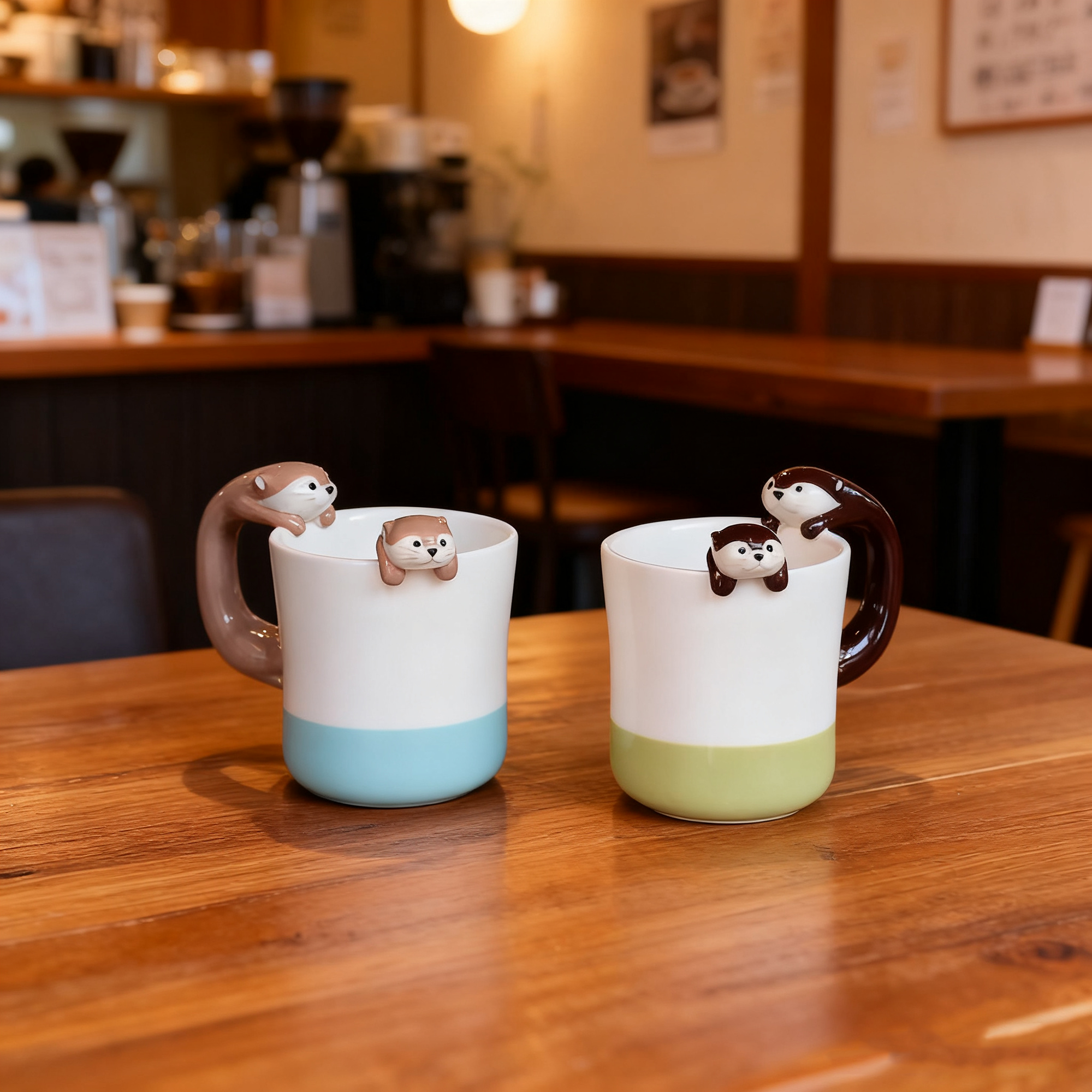 Mug en céramique avec anse loutre