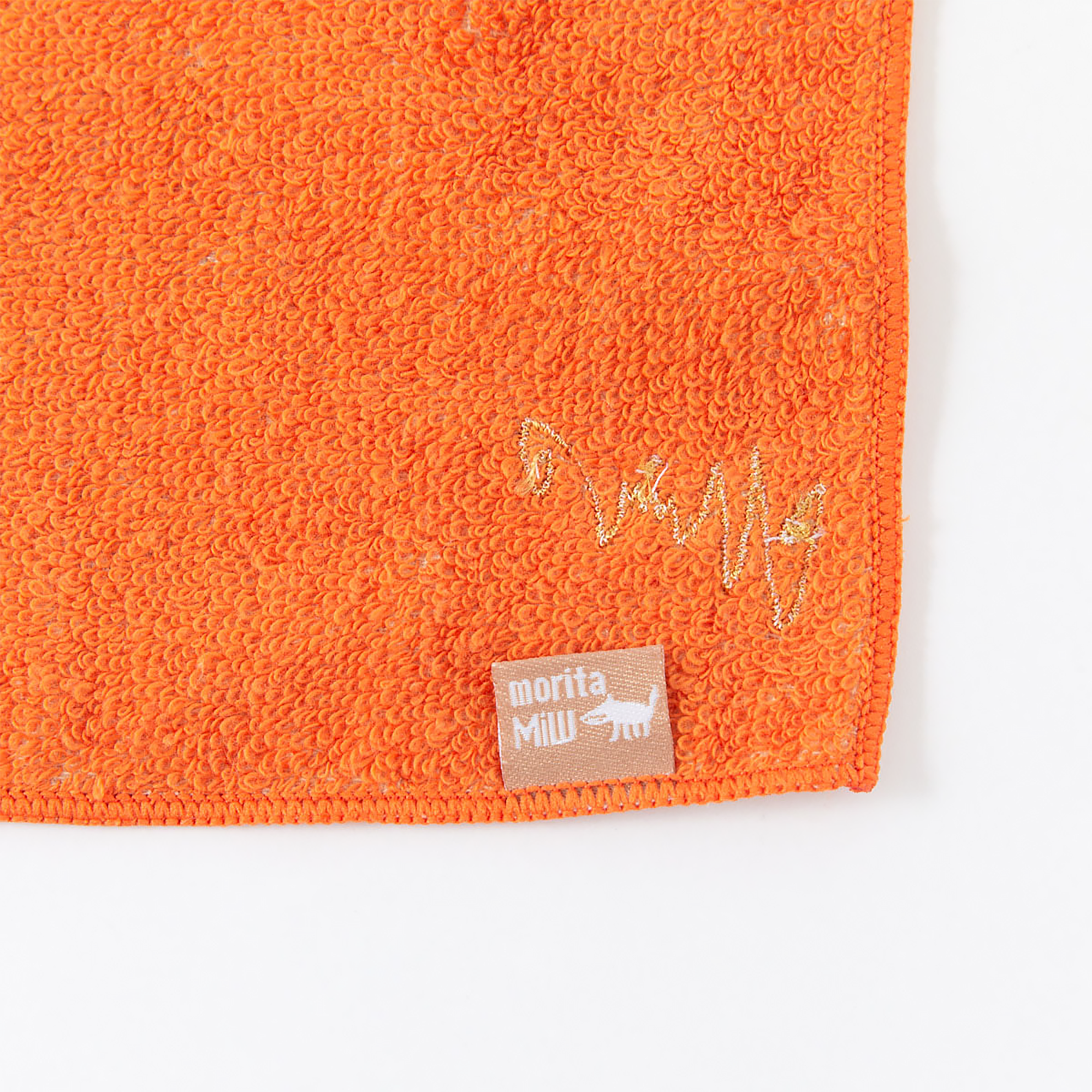 Serviette japonaise en coton brodé